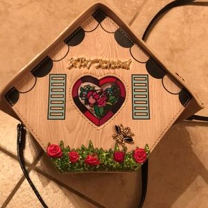 New Betsy Johnson birdhouse purse shoulder bag